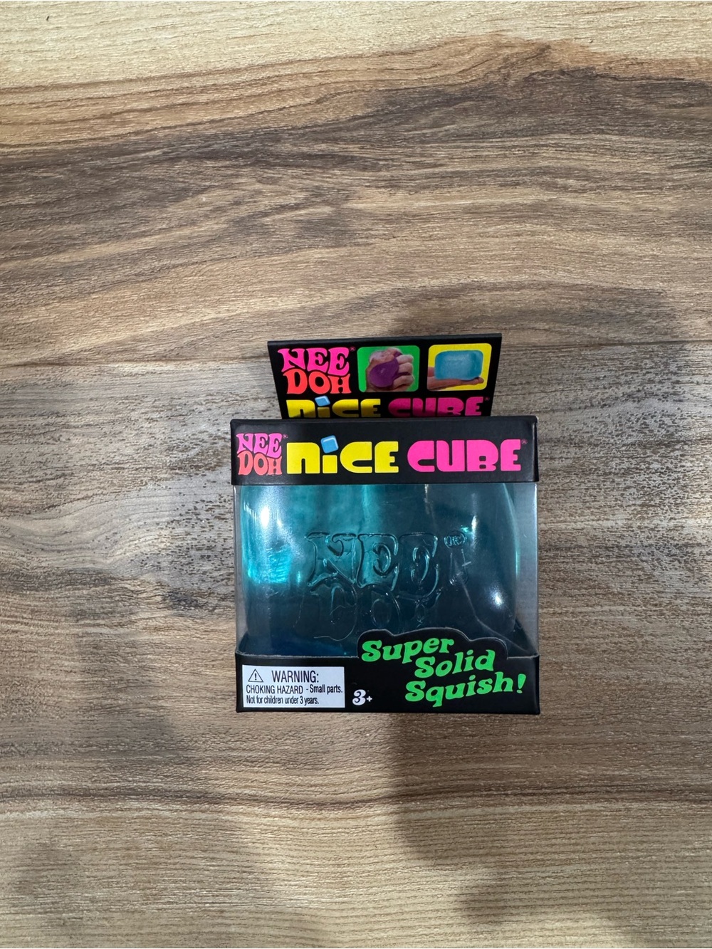 Needoh Nice Cube - Blue Super Solid Squish